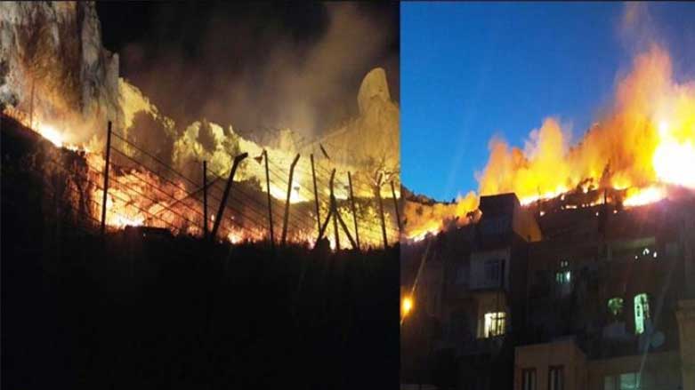 Li Kela Mêrdînê di rojekê de 2 şewat derketin